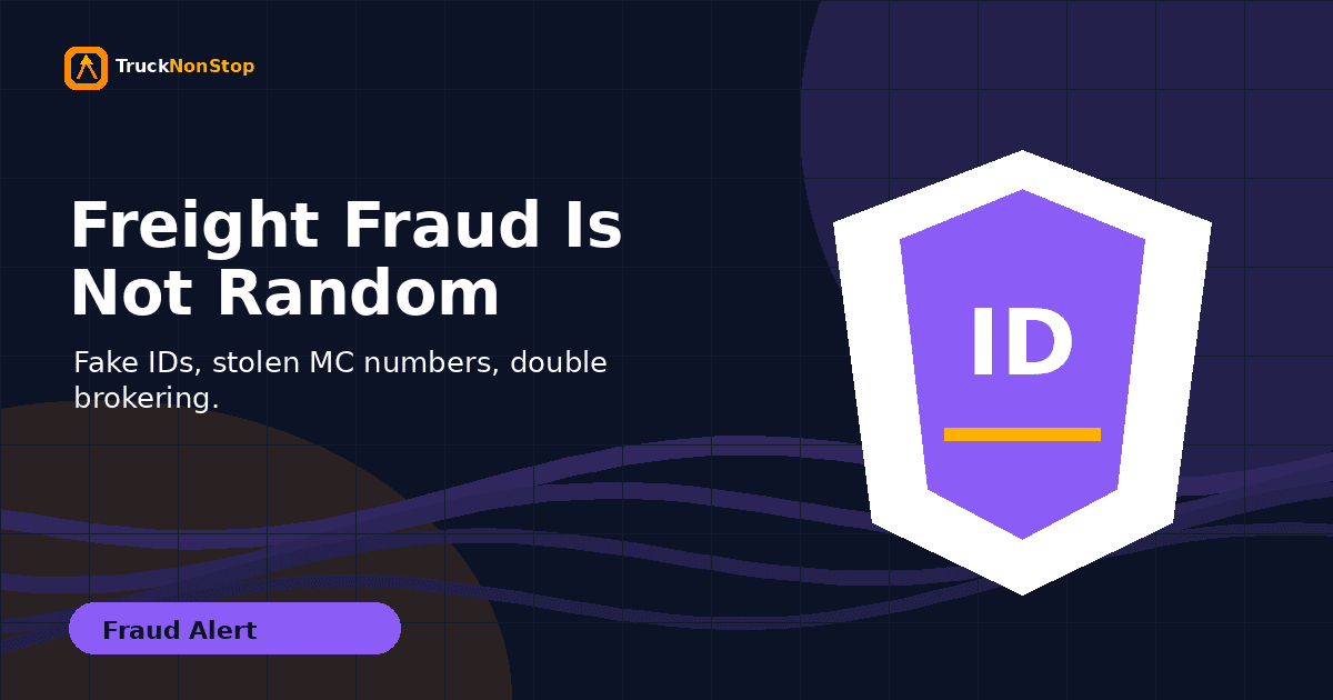 Freight Fraud Has Become a Business Model: 17 Checks Before You Book, Haul, or Release a Load
