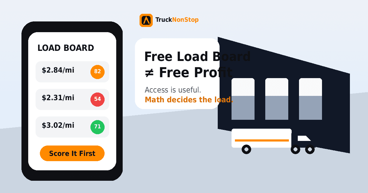 The Amazon Relay Trap: Why a Free Load Board Still Needs Ruthless Cost Discipline