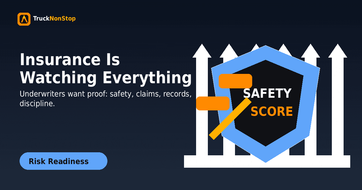 Truck Insurance Is Now a Safety Score Business: How Small Fleets Can Look Better to Underwriters