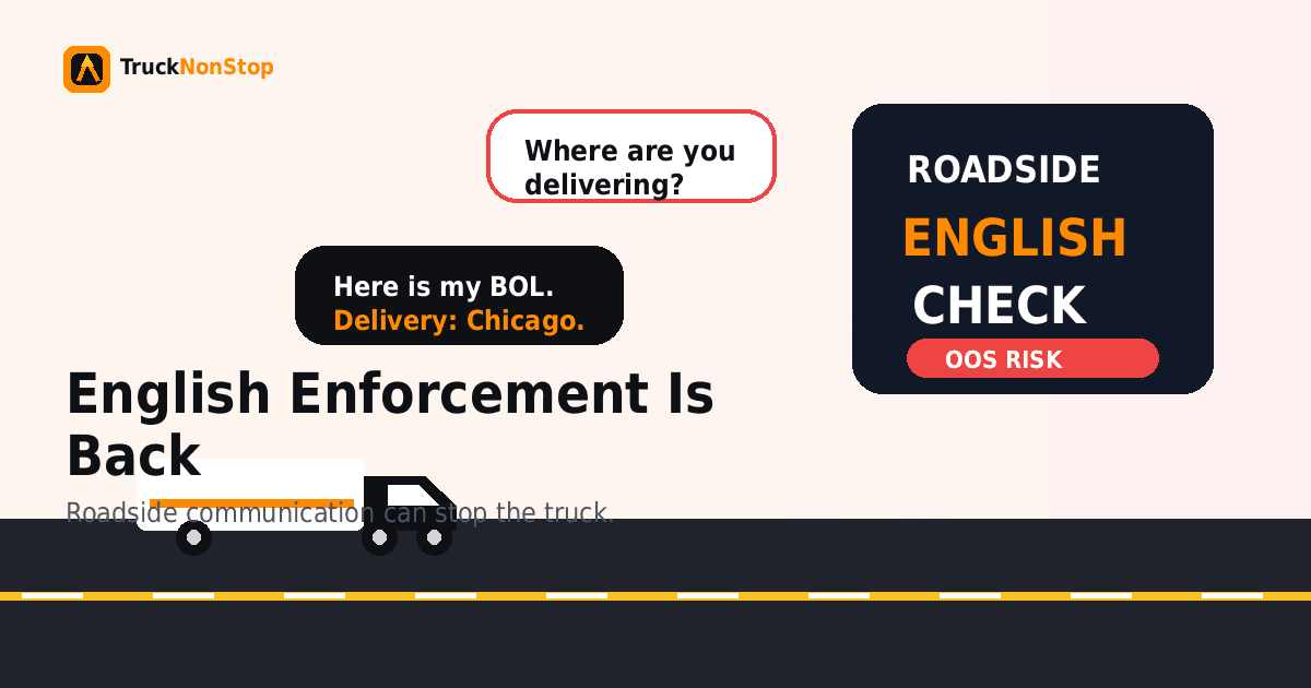 English Proficiency Enforcement Is Back: What Truck Drivers and Carriers Should Prepare For