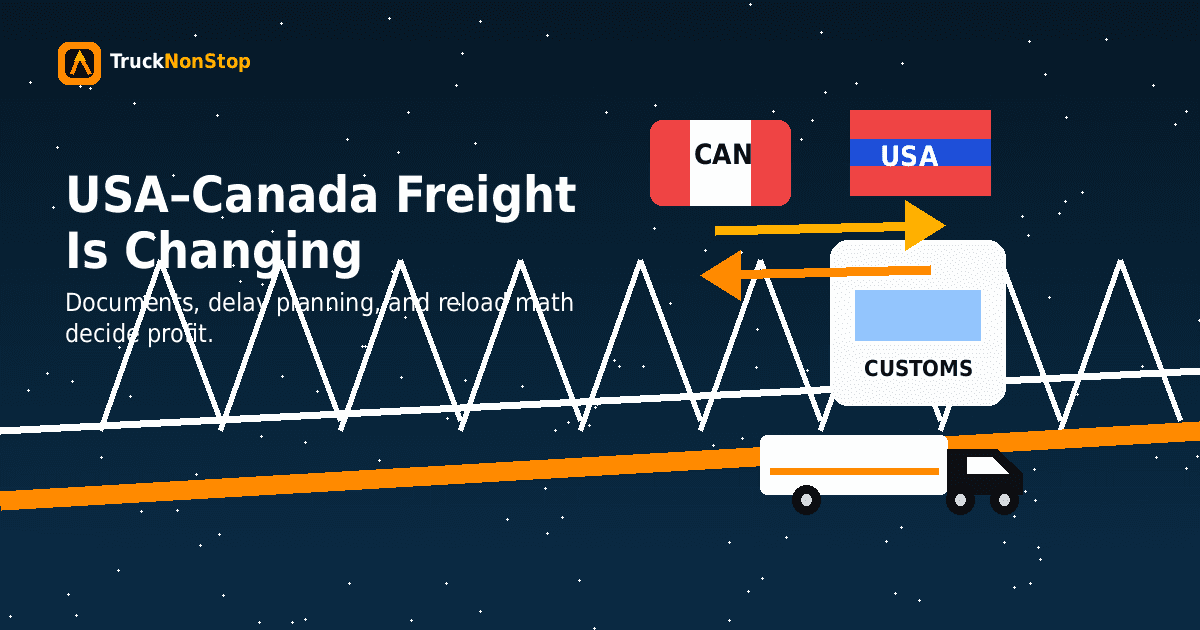 Cross-Border Freight Is Changing: What USA–Canada Carriers Should Watch in 2026